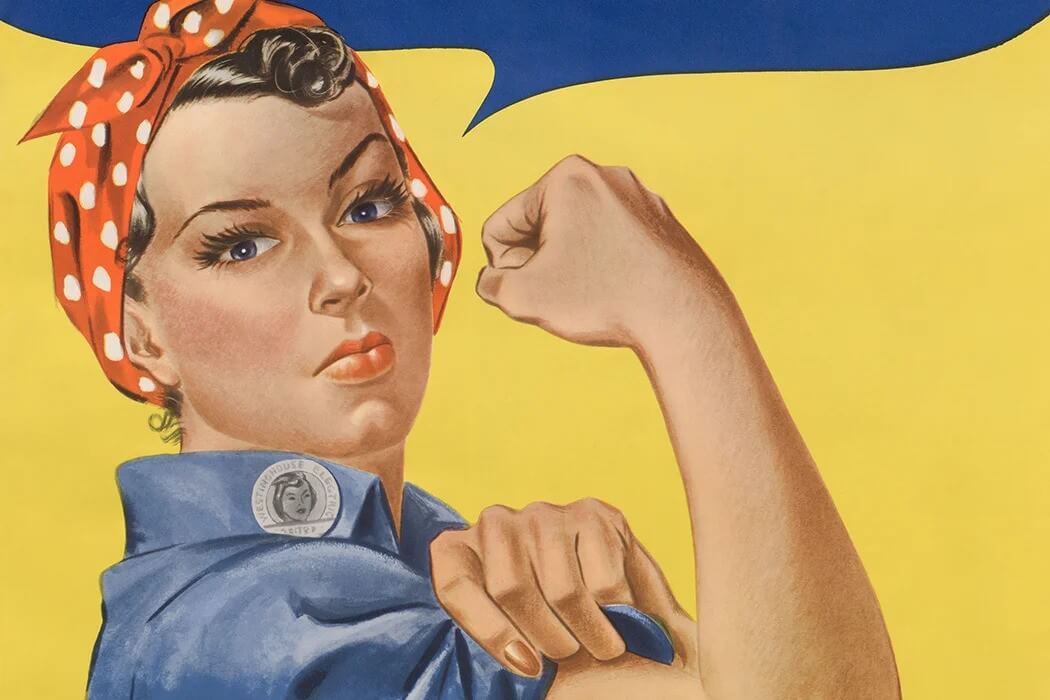 Ikonický válečný plakát Rosie The Riveter (1)